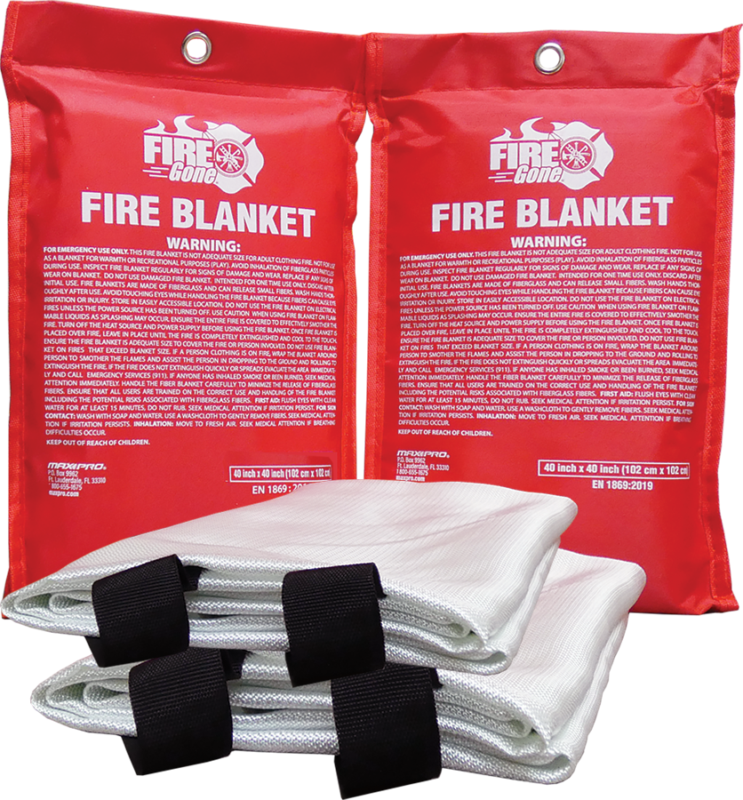 Fire Gone 2 Pack Blankets